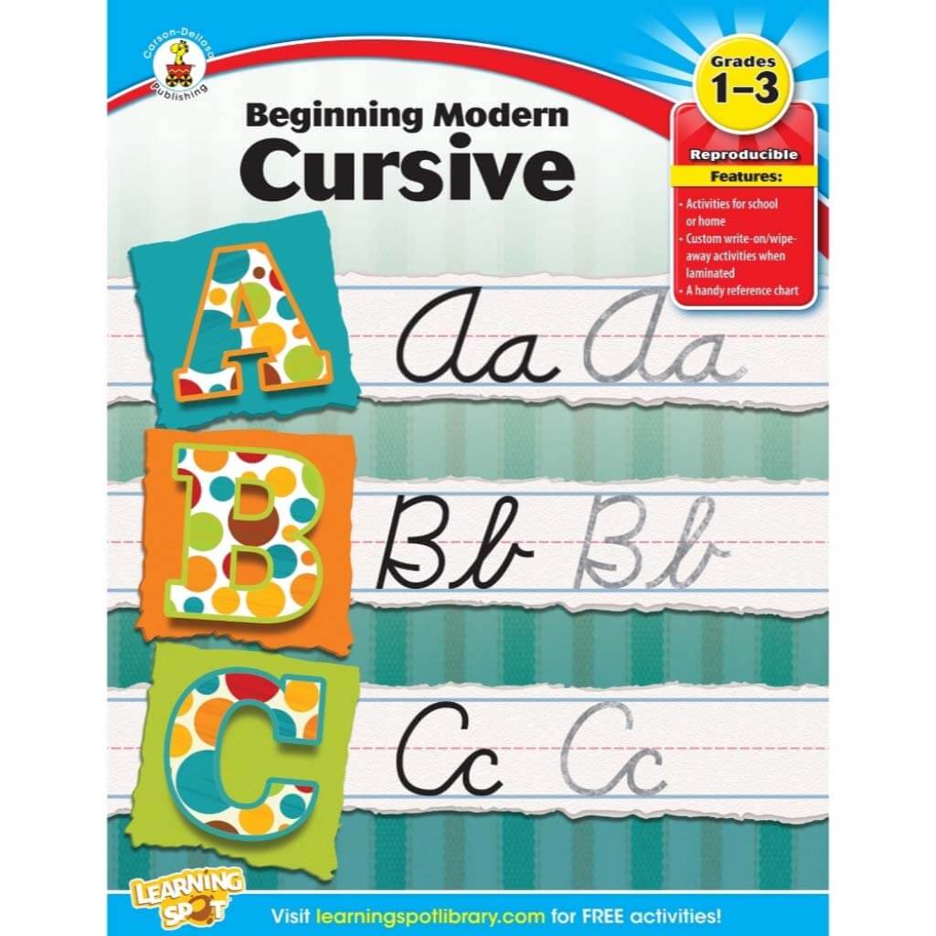 Beginning Modern Cursive Grades 1-3