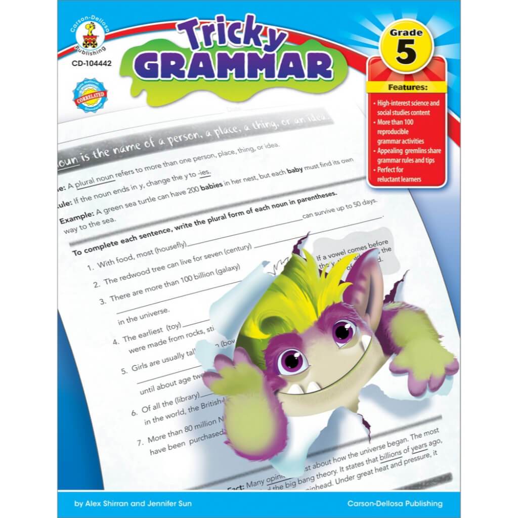 Tricky Grammar Resource Book Grade 5 