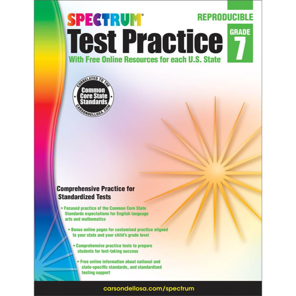 Spectrum Test Practice Workbook Grade 7 