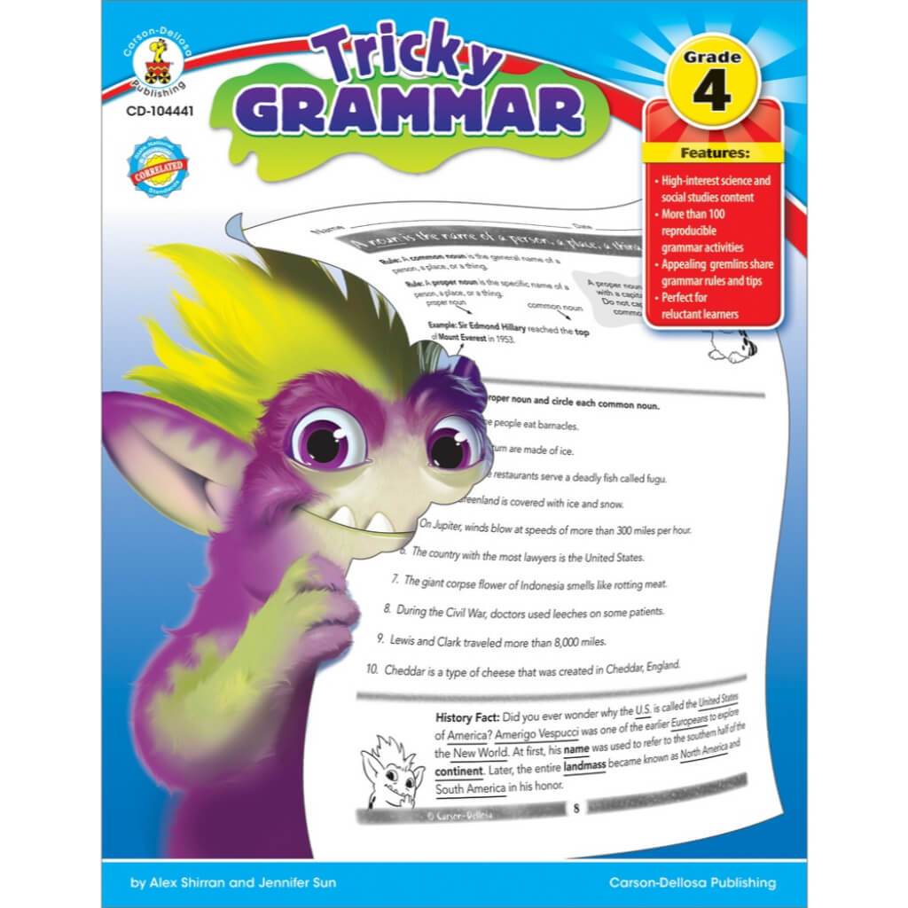 Tricky Grammar Resource Book Grade 4 
