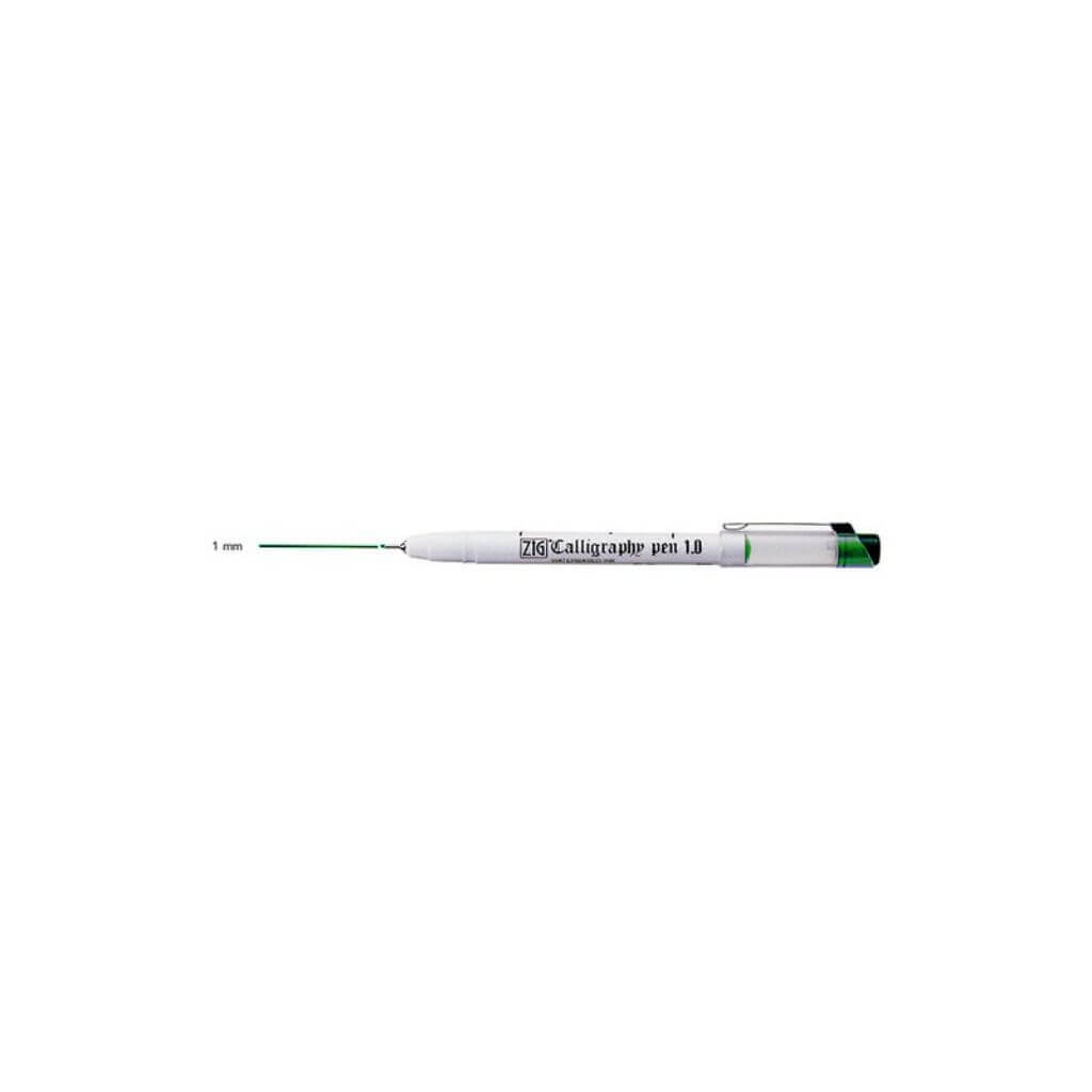 Zig Calligraphy Pen Pc100 0.1 Green