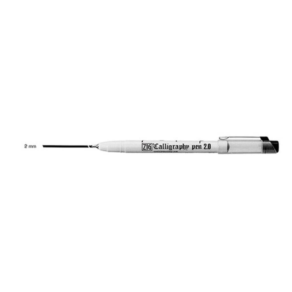 Zig Calligraphy Pen Pc200 0.2 Black