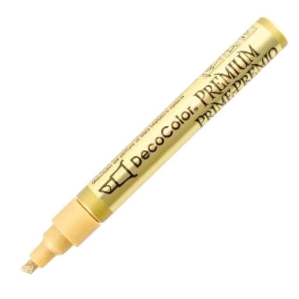 DECOCOLOR PREMIUM MARKER CHISEL POINT GOLD 