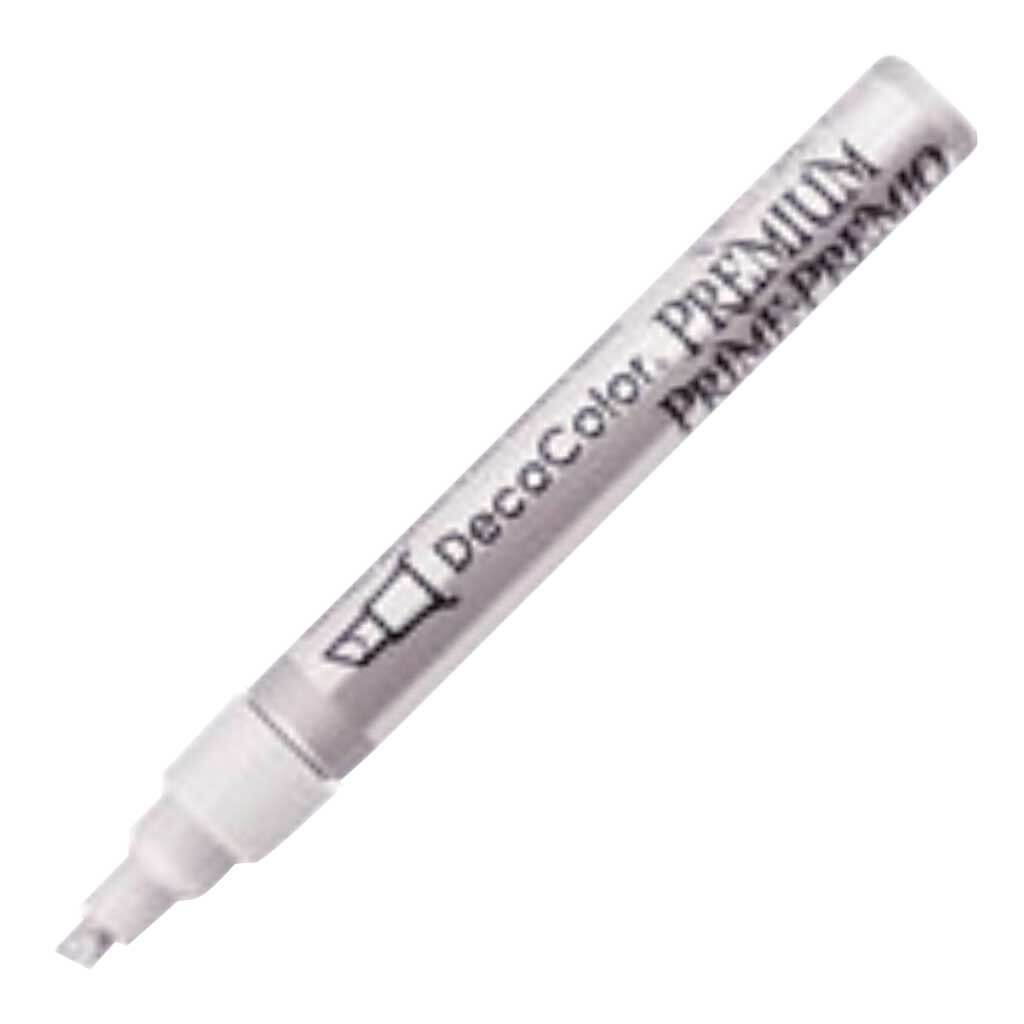 DECOCOLOR PREMIUM MARKER CHISEL POINT SILVER 