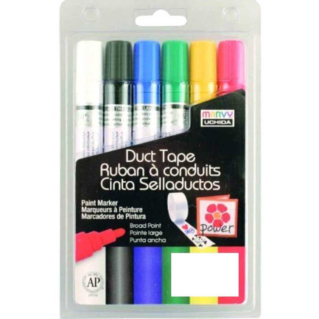 Paints Set Broad Point Duct Tape Paint Marker