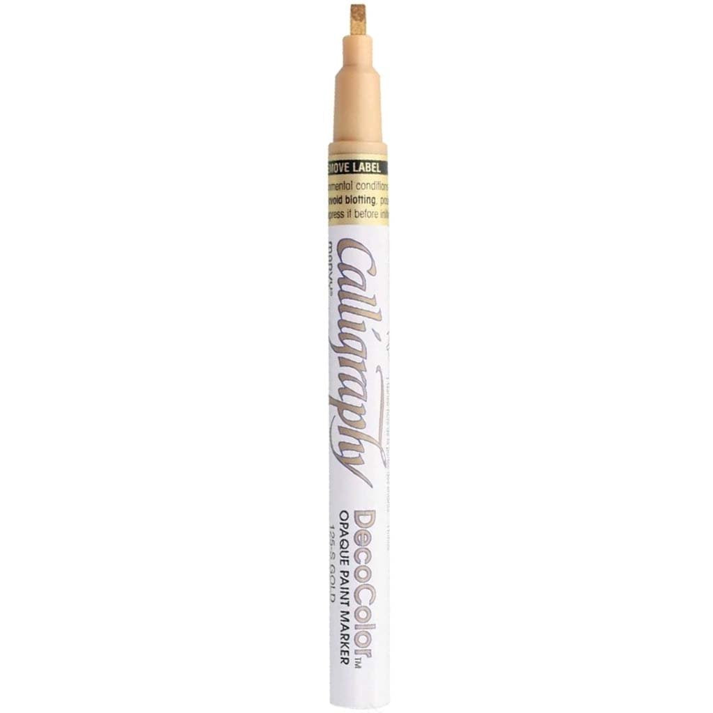 Calligraphy Paint Marker Gold