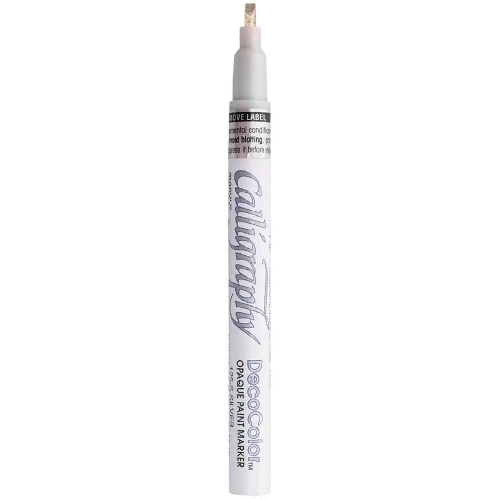 Calligraphy Paint Marker Silver