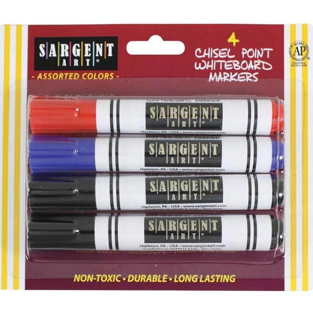 White Board Markers Jumbo Assorted 4ct