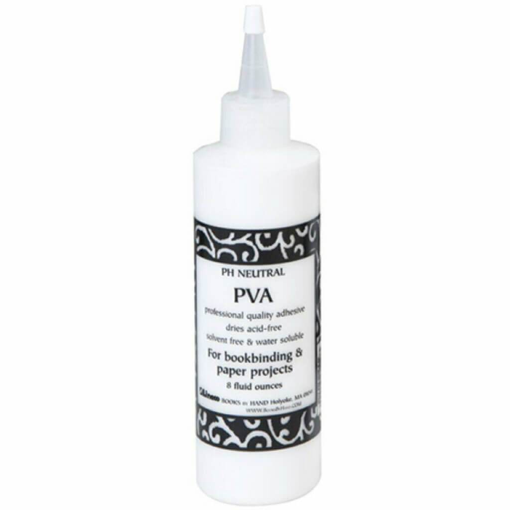Lineco, Books by Hand Archival Ph Neutral PVA Adhesive, 4 oz, Professional  Adhesive Glue. Bookbinding/Paper Projects. Dries Clear, Remains Flexible