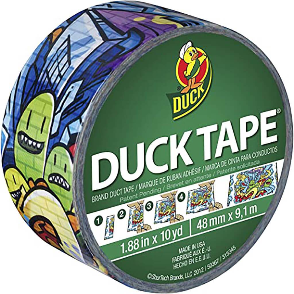 Duct Tape 1.88in x 10yd Graffiti