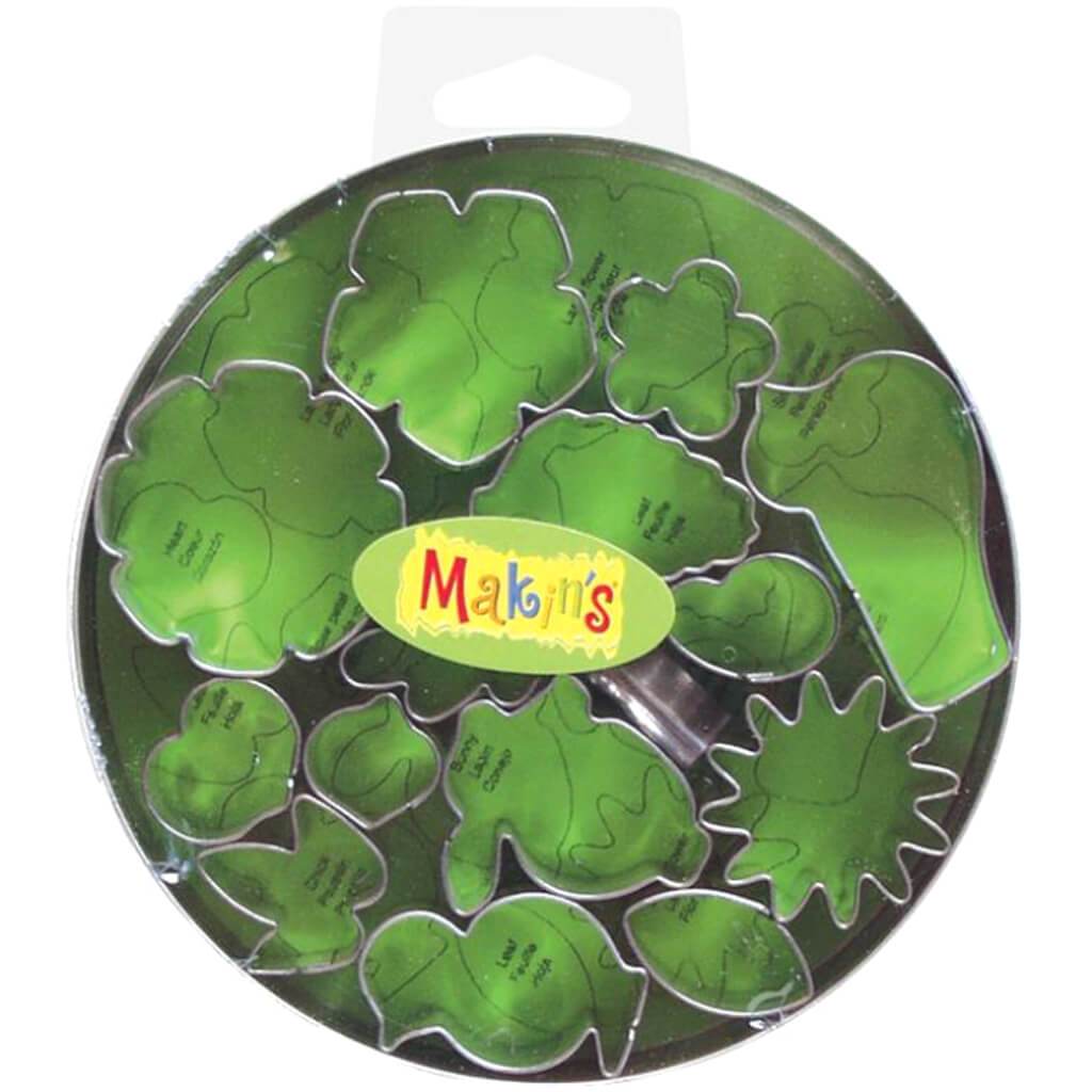 Makin's Clay Cutters 15/Pkg Flowers and Leaves