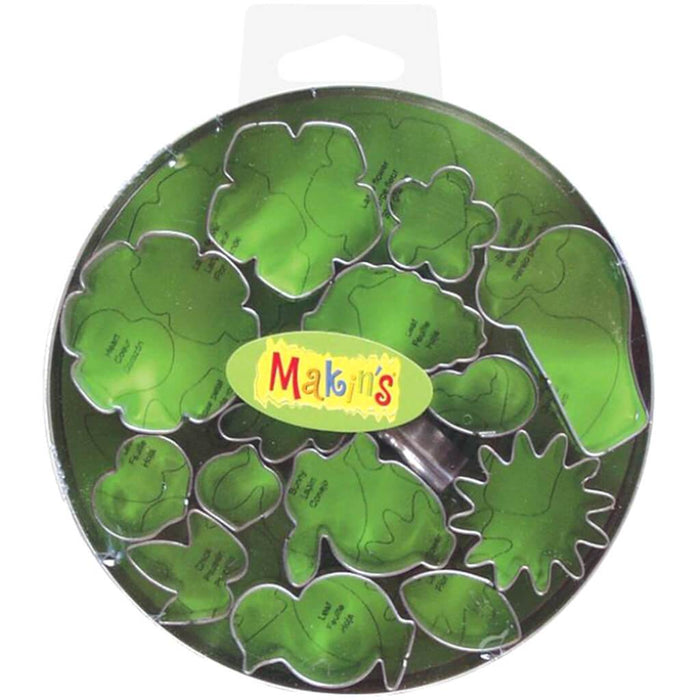 Makin's Clay Cutters 15/Pkg Flowers and Leaves