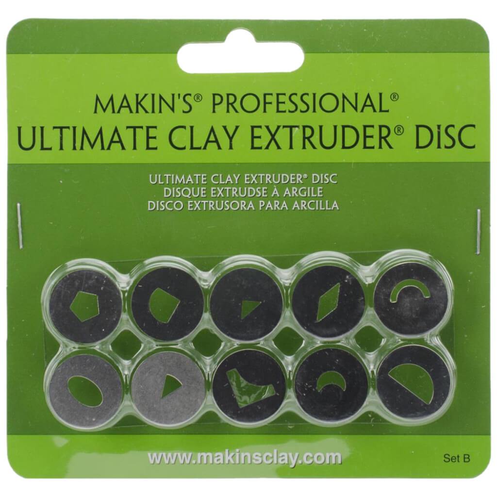 Makin's Professional Ultimate Clay Extruder Discs 10/Pkg Set B