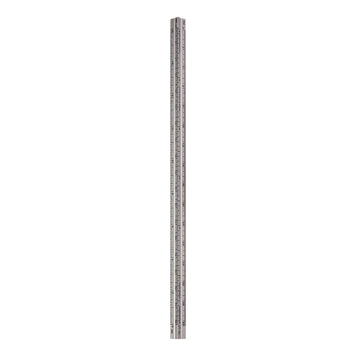 Silver Aluminium Triangular Engineer Scale 15cm