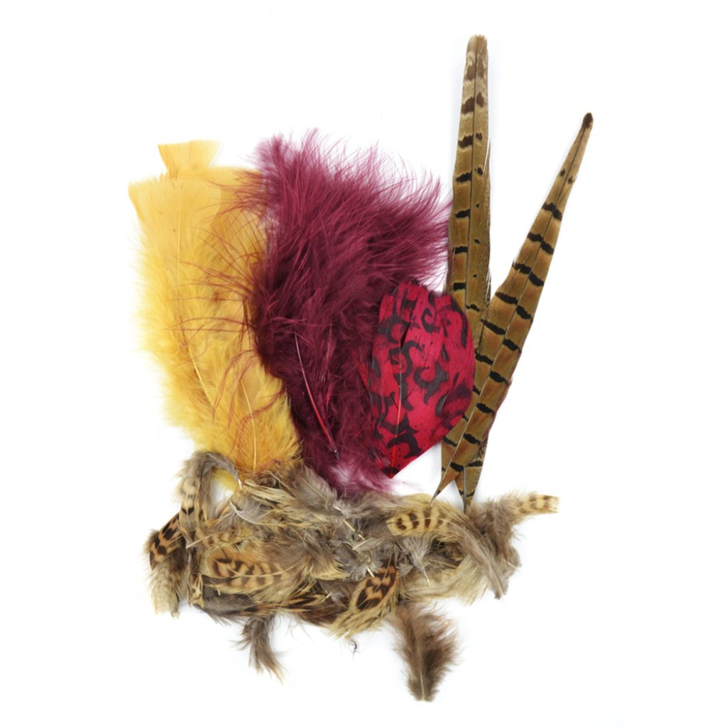 Mix Package Feather Asst Choco Late/Gold/Merlot 7G Choclate 