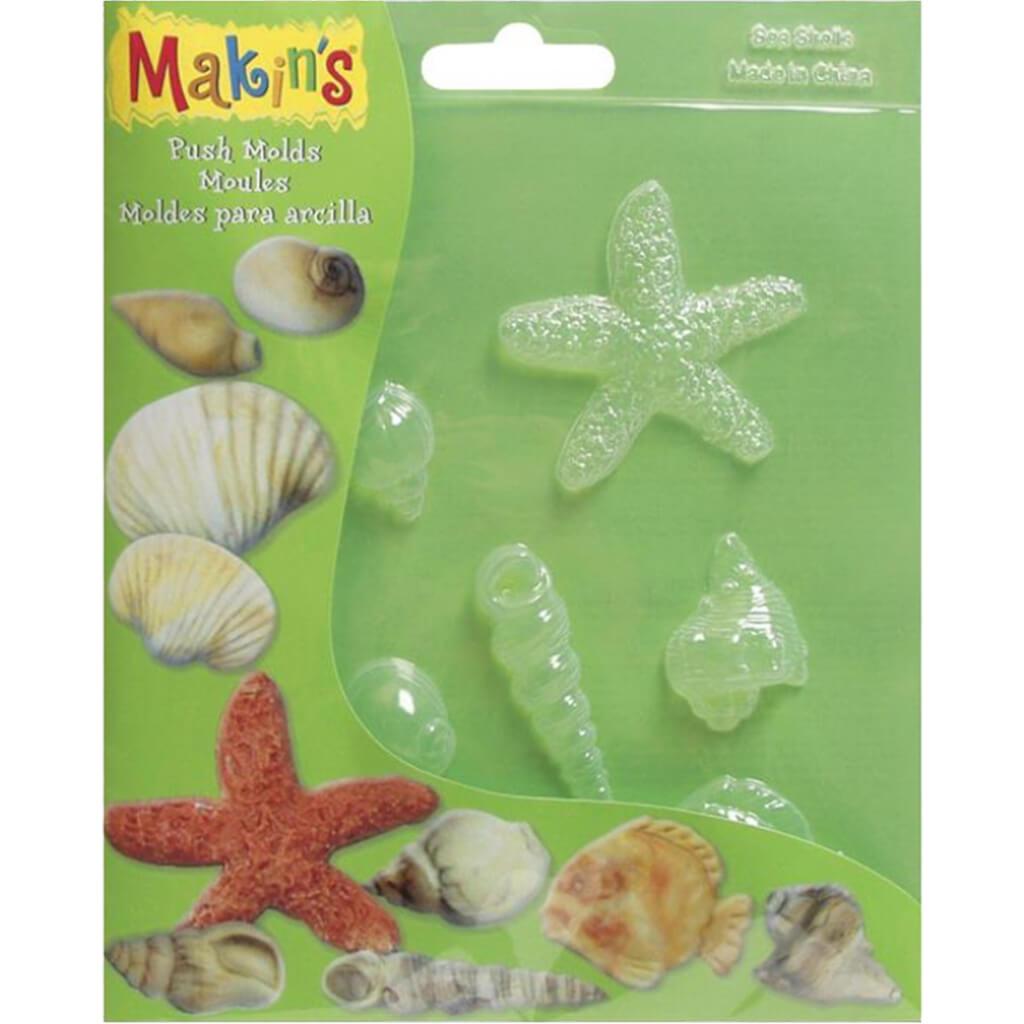 Makin's Clay Push Molds Seashells