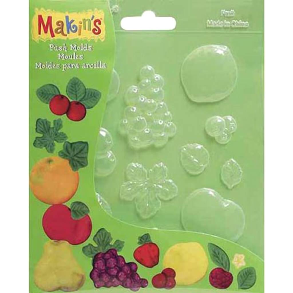Makin's Clay Push Molds Fruits
