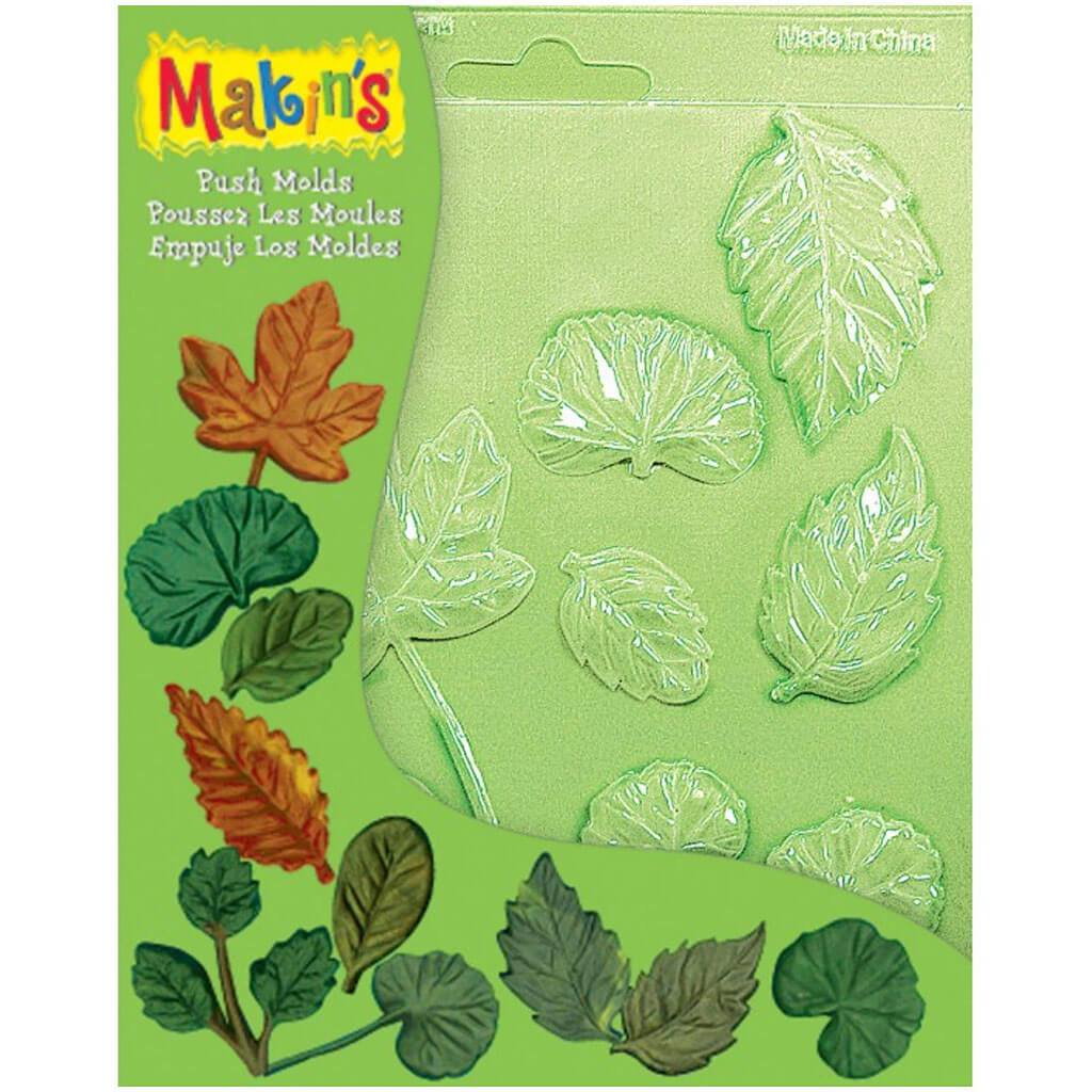 Makin's Clay Push Molds Leaves