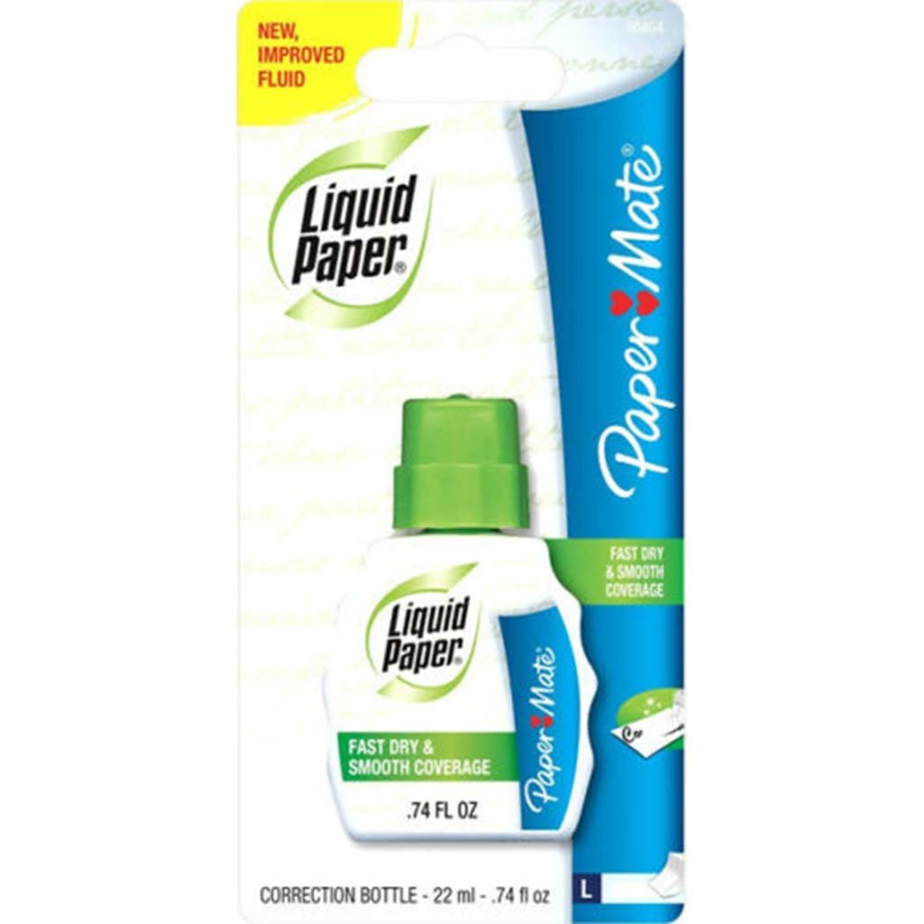 Paper Mate Liquid Paper Fast Dry &amp; Smooth Coverage 0.74 oz