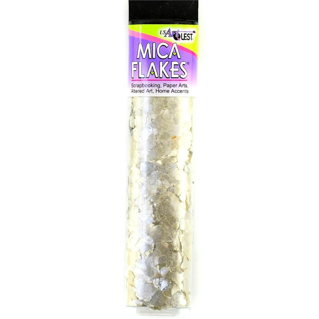 Mica Flakes Color Silver