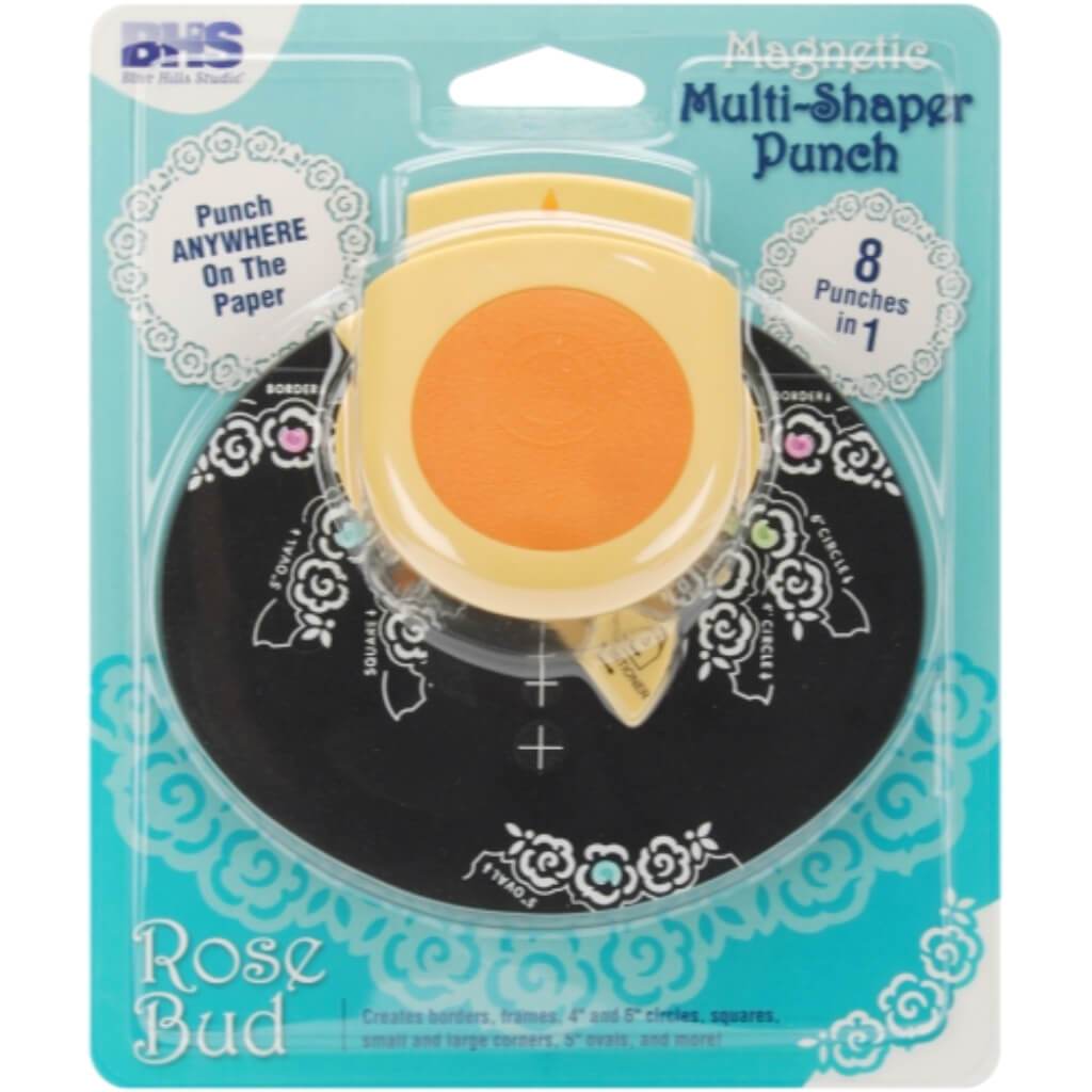 Magnetic Multi-Shaper Punch Rose Bud