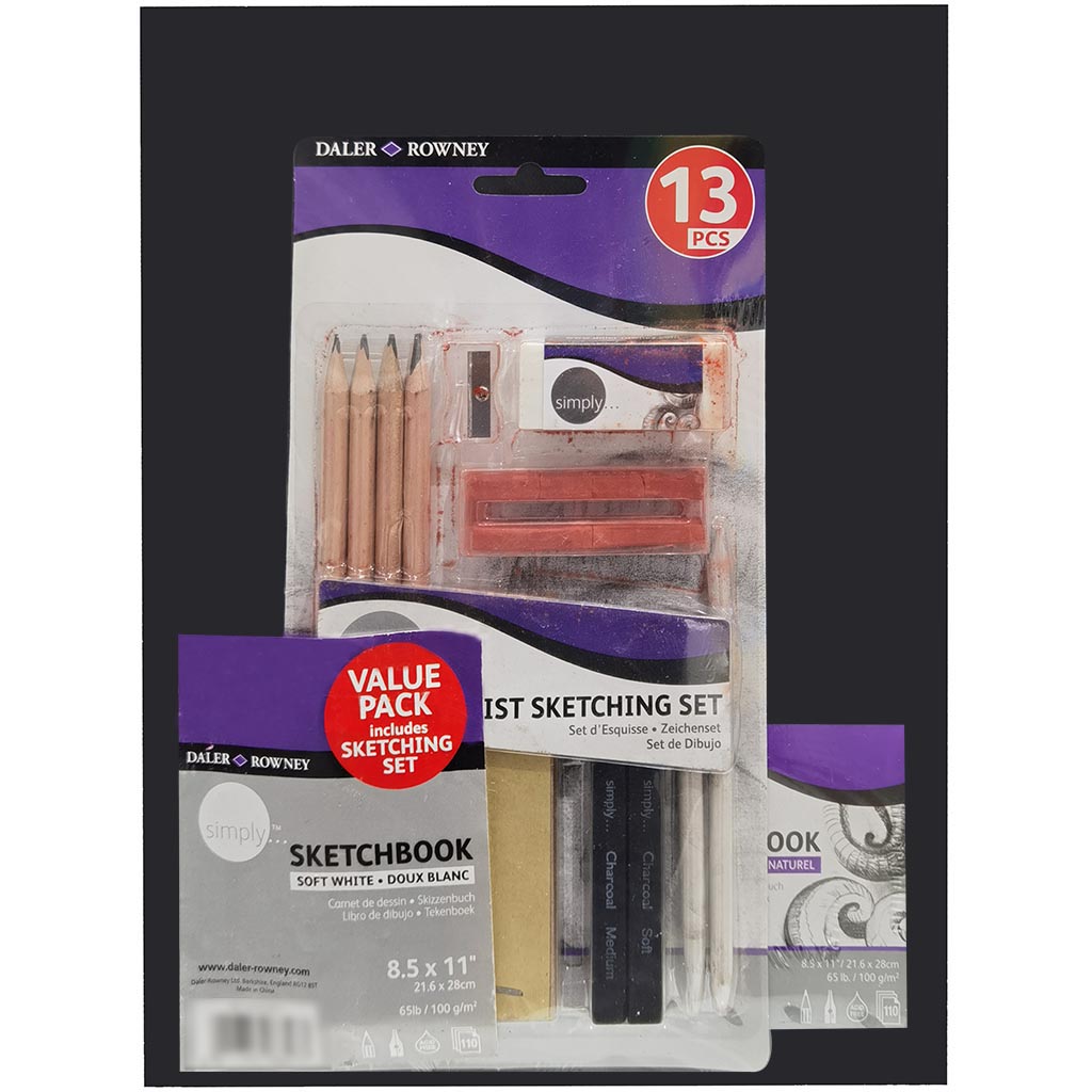 Simply Sketchbook Value Pack 8.5in x 11in