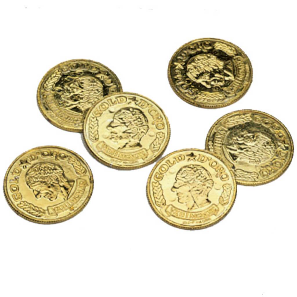 Plastic Gold Coins 