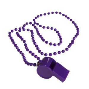 Whistle Bead Party Sports Noise Maker 32in Necklace