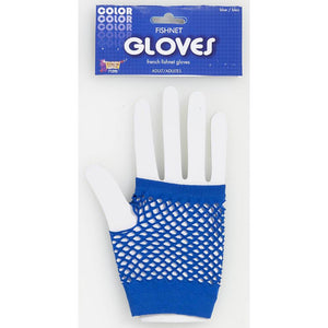 Color Fingerless Fishnet Gloves