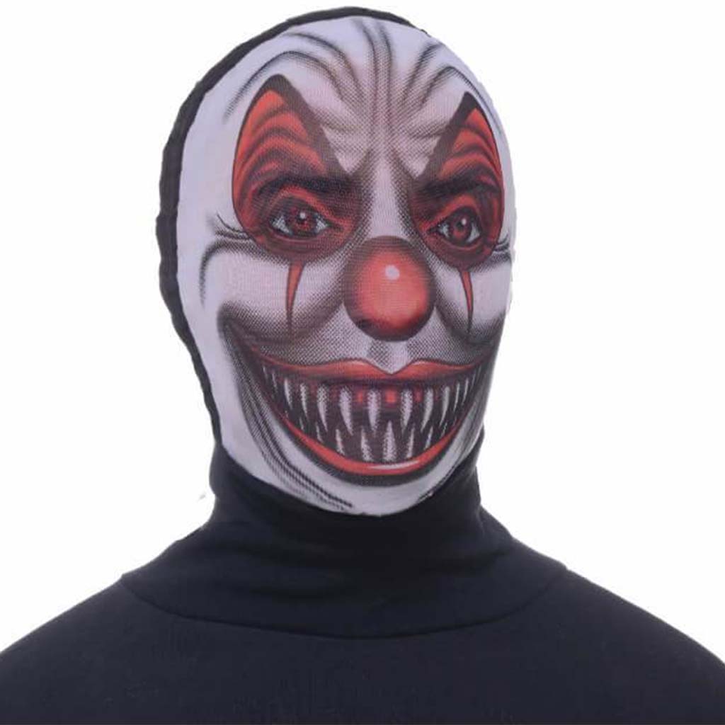 Scary Clown Full Head Mask