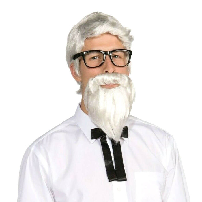 Southern Coronel Adult Wig & Beard