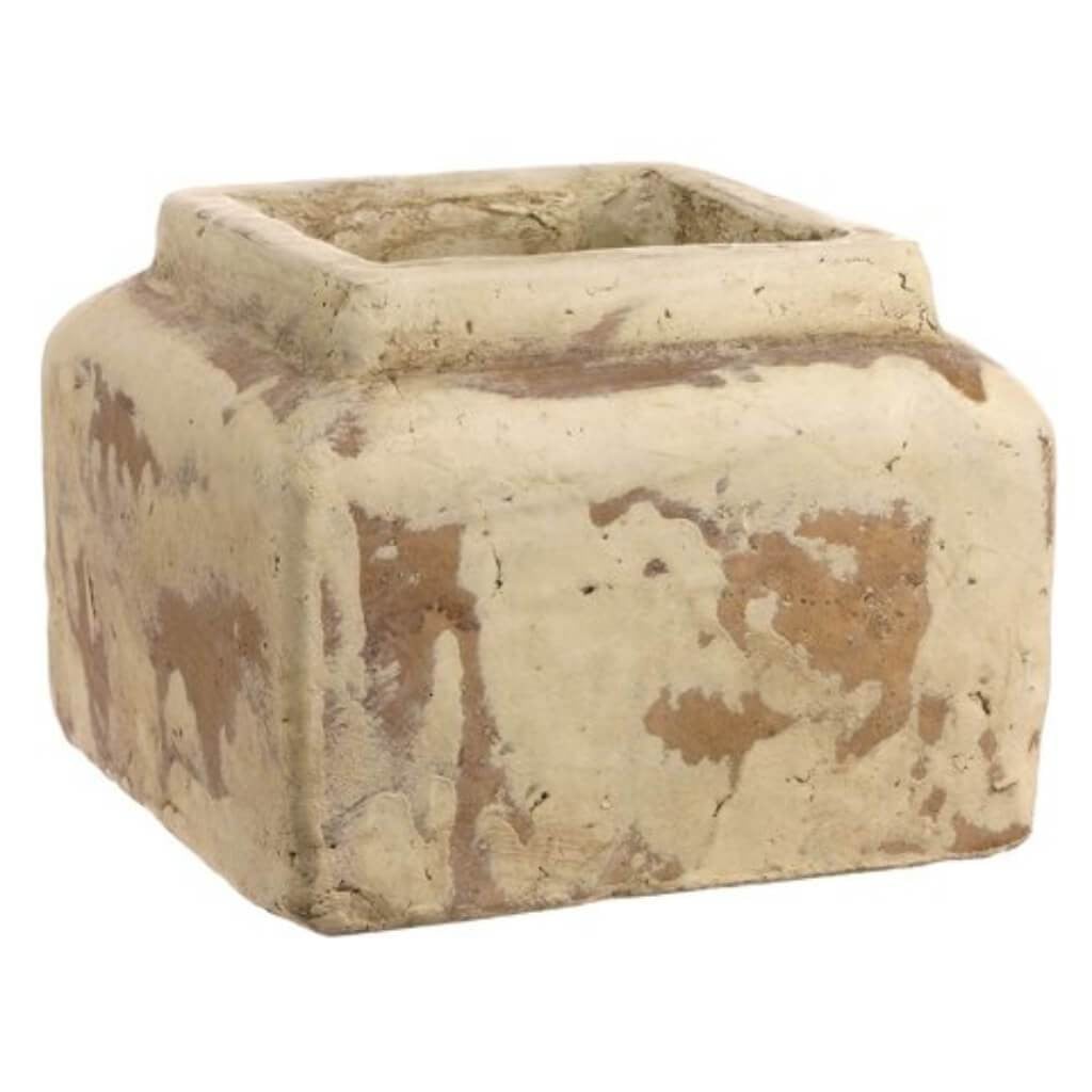 5H6W6"L Terra Cotta Pot Br/Ww 