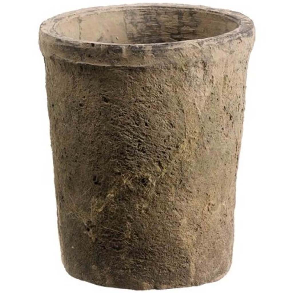 3.9D4.7"H Cylinder Clay Pot 