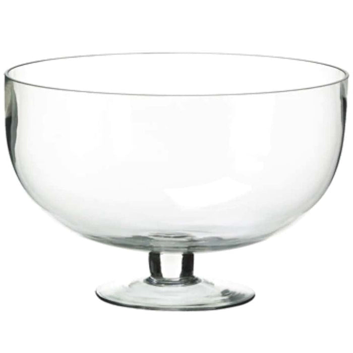7H11"D Footed Glass Bowl Cw 