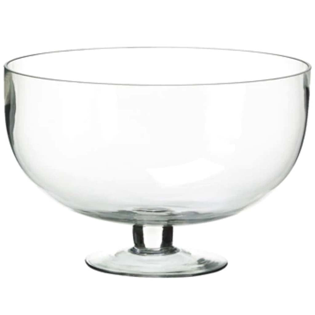 7H11"D Footed Glass Bowl Cw 