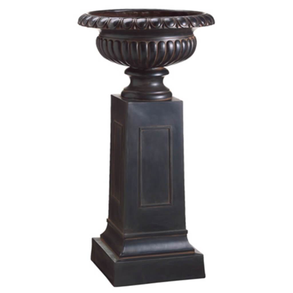 22.5D43.25"H F/G Urn Bk/Ru 