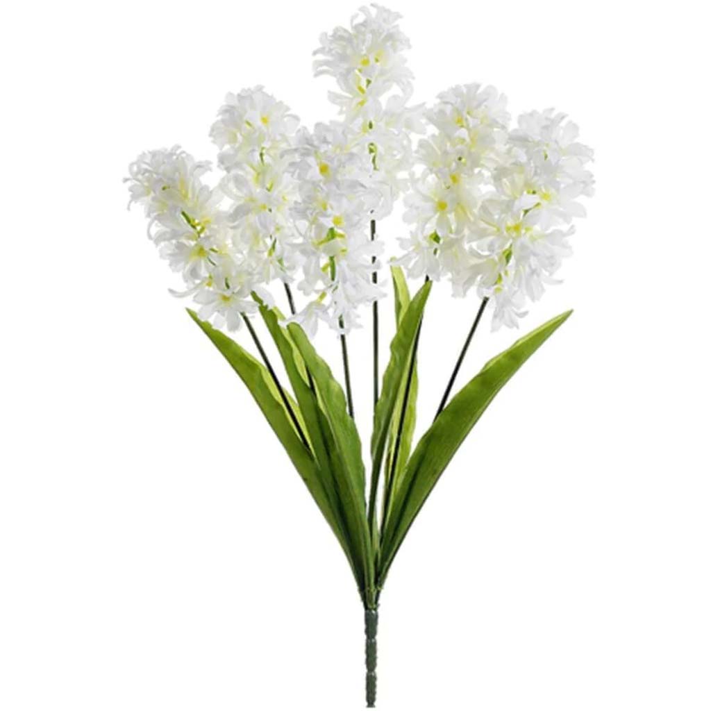 23"Hyacinth Bush X6 Wh 