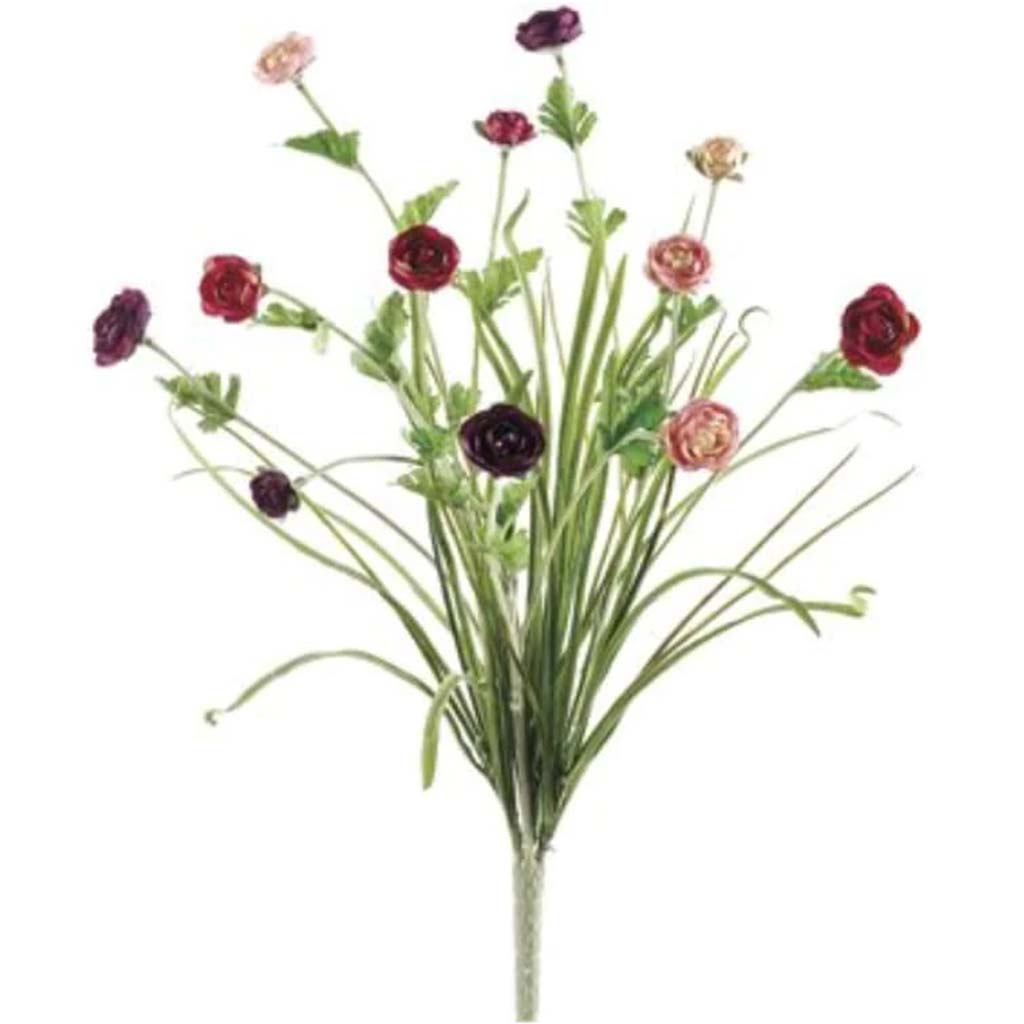 21.5"Mini Ranunculus Bush Pufu 