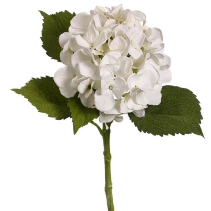 19"Hydrangea Spray Wh 