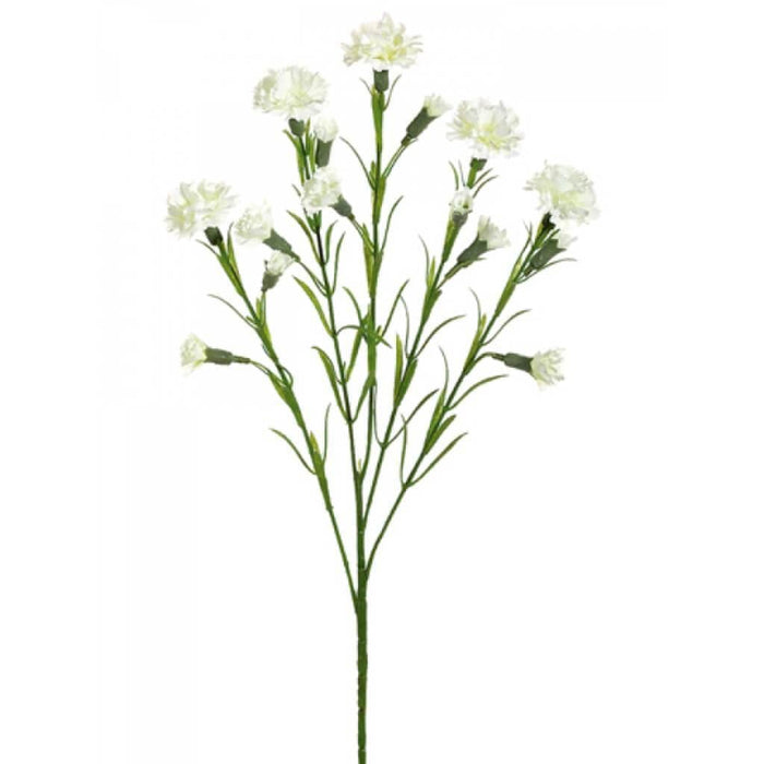 25.5"Carnation Spray X15 Cr/Wh 