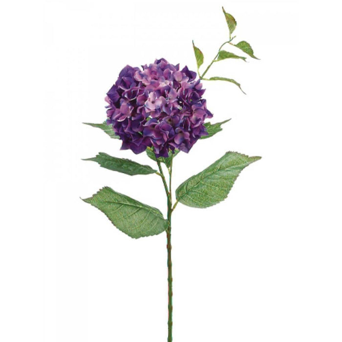 34"Hydrangea Spray X2 Pu 