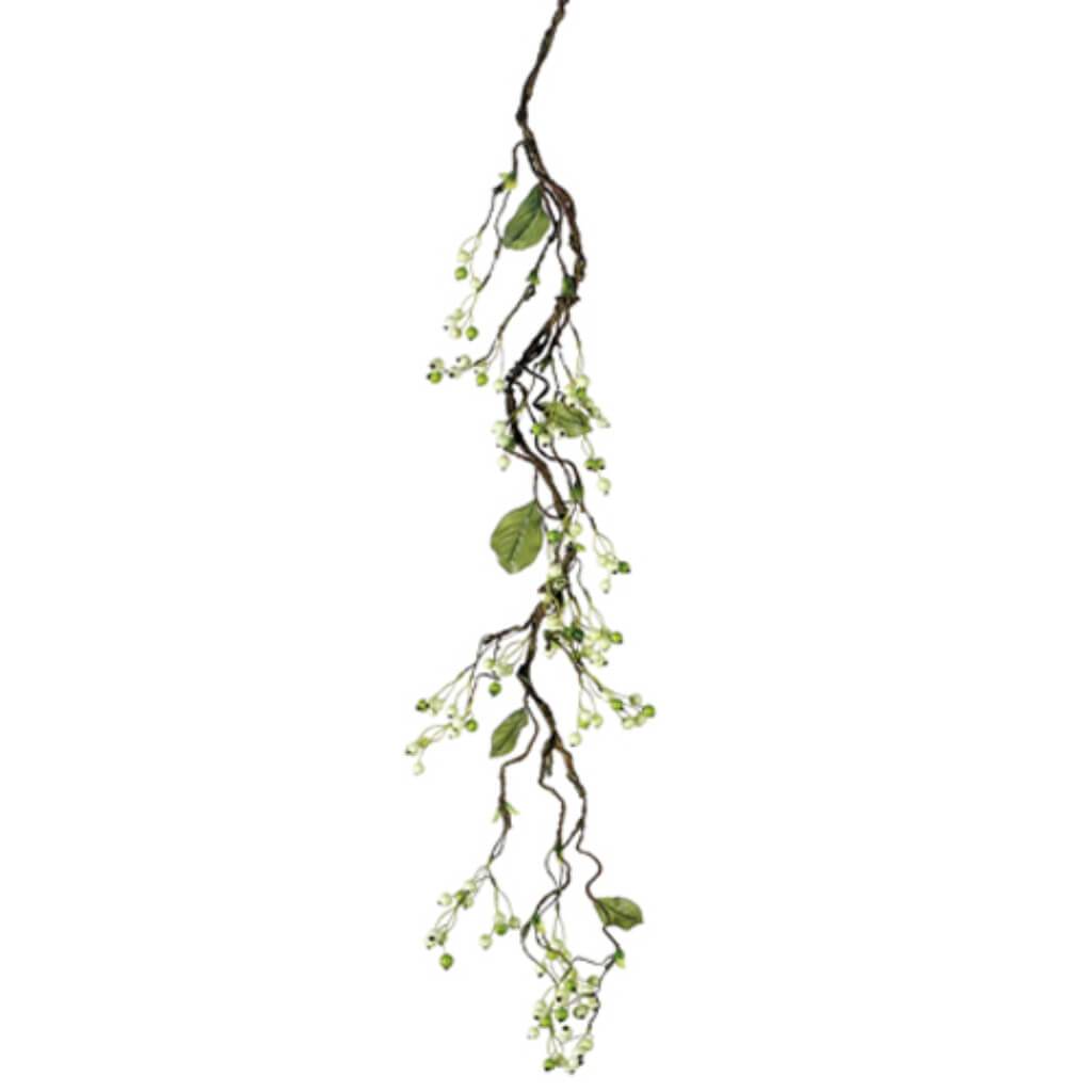 43"Spring Berry Garland Gr/Cr 