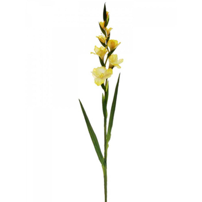 41"Gladiolus Spray 4F4B Ye 