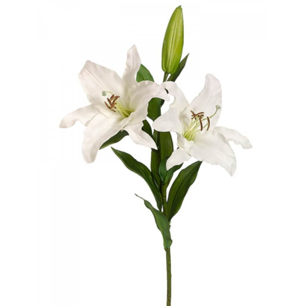 33&quot;Casablanca Lily Spray Wh 