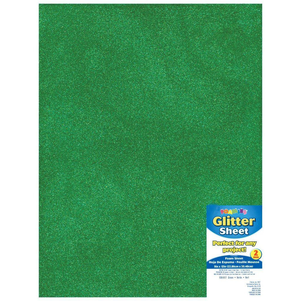 Foamies Glitter Foam Sheet Sticky Back