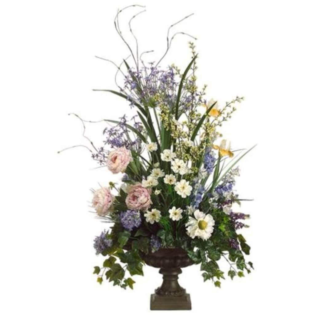 57H33W33"L Allium/Peony(P)Bl 