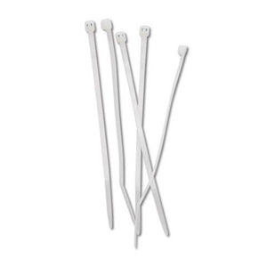 Zip Tie Locking Ties Plastic White 4 inches 100 pieces