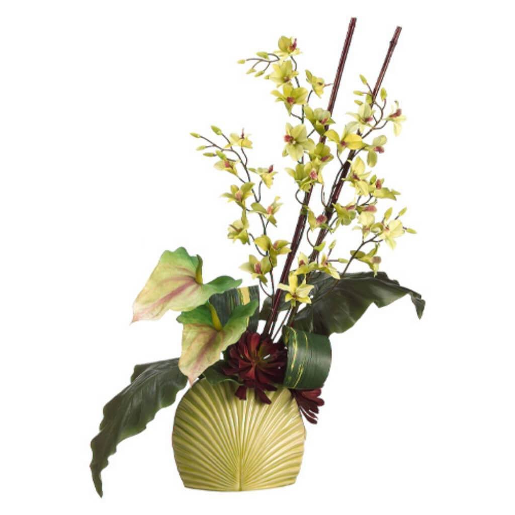 32H12W30"L Dendrobium/Anthur(P 