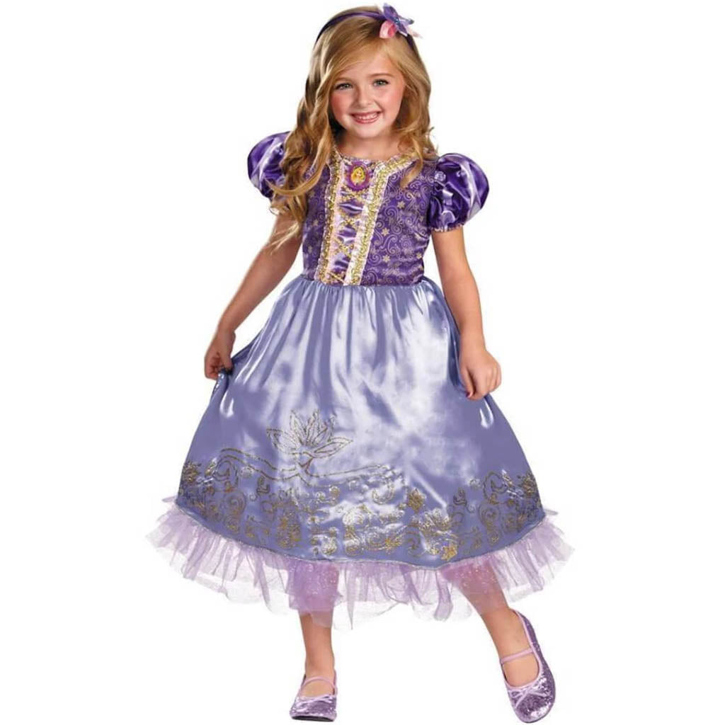 Rapunzel Sparkle Deluxe Costume