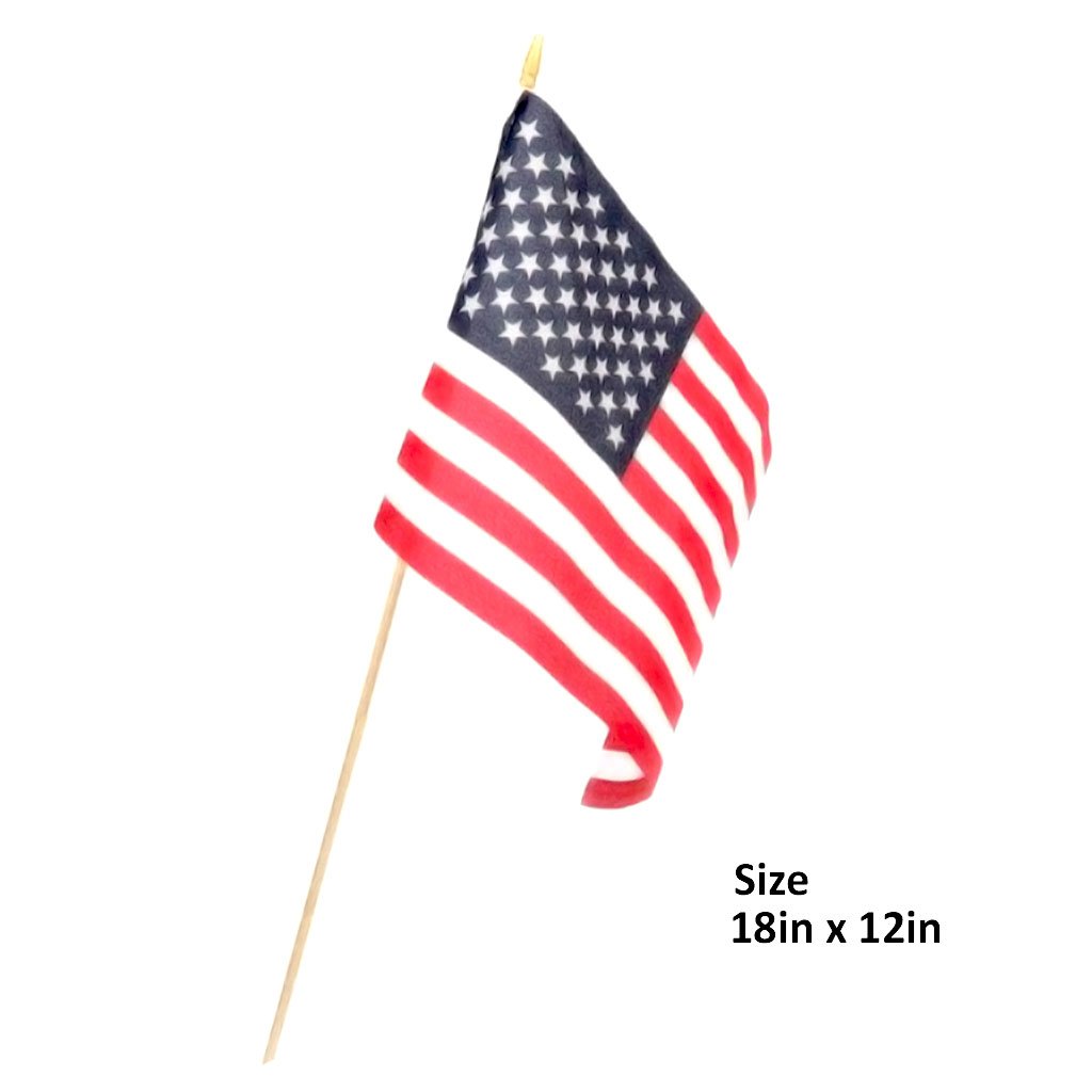 USA Flags 12x18 Cloth